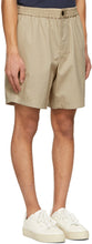 AMI Alexandre Mattiussi Beige Elasticized Waist Bermuda Shorts