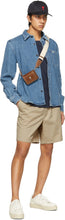 AMI Alexandre Mattiussi Beige Elasticized Waist Bermuda Shorts