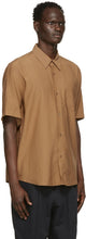 AMI Alexandre Mattiussi Beige Summer Fit Short Sleeve Shirt
