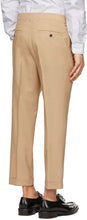 AMI Alexandre Mattiussi Beige Tropical Wool Carrot Fit Trousers