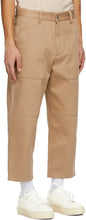 AMI Alexandre Mattiussi Beige Worker Fit Trousers