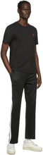 AMI Alexandre Mattiussi Black Ami Patch Track Pants
