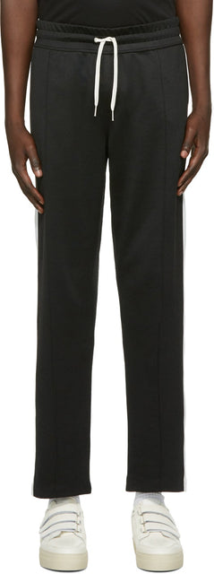 AMI Alexandre Mattiussi Black Ami Patch Track Pants - AMI Alexandre Mattiussi Black AMI Patch Patch Pantalon - Ami Alexandre Mattiussi 블랙 Ami 패치 트랙 바지
