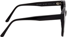 AMI Alexandre Mattiussi Black Round Sunglasses