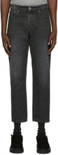 AMI Alexandre Mattiussi Black Tapered Fit Jeans - Ami Alexandre Mattiussi Black Fit Fit Jeans - Ami Alexandre Mattiussi Black 테이퍼 진 청바지