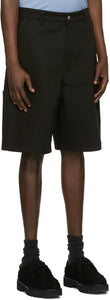 AMI Alexandre Mattiussi Black Worker Shorts