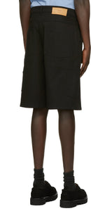 AMI Alexandre Mattiussi Black Worker Shorts