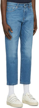 AMI Alexandre Mattiussi Blue Tapered Fit Jeans