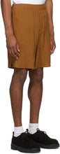 AMI Alexandre Mattiussi Brown Elasticized Waist Shorts