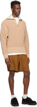 AMI Alexandre Mattiussi Brown Elasticized Waist Shorts