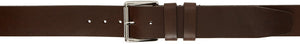 AMI Alexandre Mattiussi Brown Wide Double Loop Belt - AMI Alexandre Mattiussi Brown Large double boucle double boucle - Ami Alexandre Mattiussi Brown Wide Double Loop Belt.