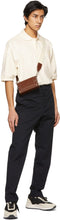AMI Alexandre Mattiussi Navy Cigarette Fit Trousers