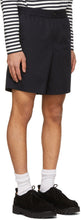 AMI Alexandre Mattiussi Navy Elasticized Waist Bermuda Shorts