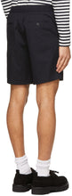 AMI Alexandre Mattiussi Navy Elasticized Waist Bermuda Shorts
