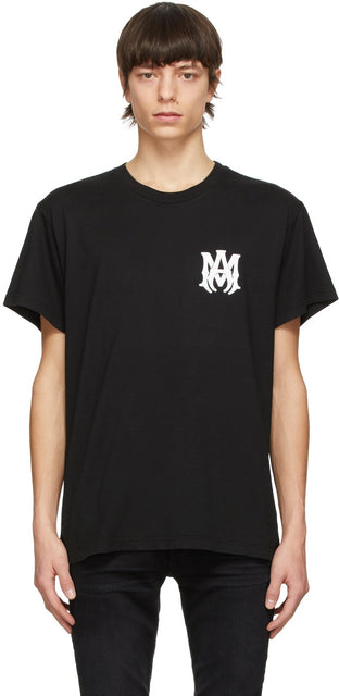 AMIRI Black MA T-Shirt - T-shirt Amiri Black MA - 아미리 블랙 마 티셔츠