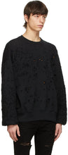AMIRI Black Shotgun Sweatshirt