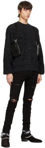 AMIRI Black Shotgun Sweatshirt