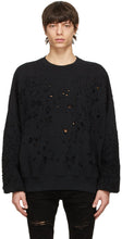 AMIRI Black Shotgun Sweatshirt - Sweat-shirt Amiri Black Shotgun - 아미리 블랙 샷건 스웨터