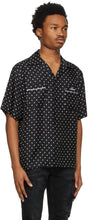 AMIRI Black Silk Polka Dot Shirt