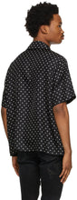 AMIRI Black Silk Polka Dot Shirt