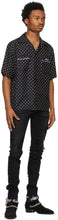 AMIRI Black Silk Polka Dot Shirt