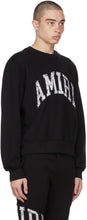 AMIRI Black Varsity Sweatshirt