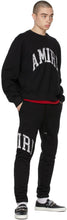 AMIRI Black Varsity Sweatshirt