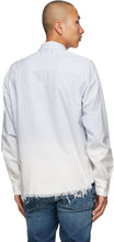 AMIRI Blue Bleach Oxford Shirt