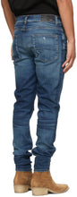 AMIRI Blue Slash Jeans