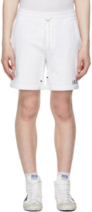 AMIRI White Core Logo Shorts - Short de logo de noyau d'Amiri blanc - Amiri 화이트 코어 로고 반바지