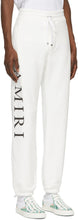 AMIRI White Large Logo Lounge Pants