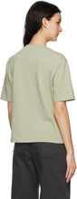 AMOMENTO Green Mock Neck T-Shirt