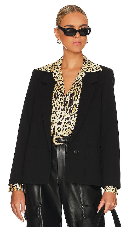 ANINE BING Kelly Blazer in Black Anine bing kelly blazer en noir 生育Bing Kelly Blazer黑色