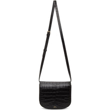 A.P.C. Black Croc Dina Bag - A.P.C. Noir Croc Dina Sac - a.p.c. 검은 croc dina bag.