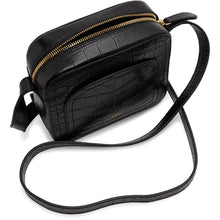 A.P.C. Black Croc Louisette Bag
