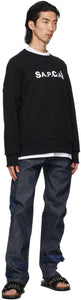 A.P.C. Black Sacai Edition Tani Sweatshirt