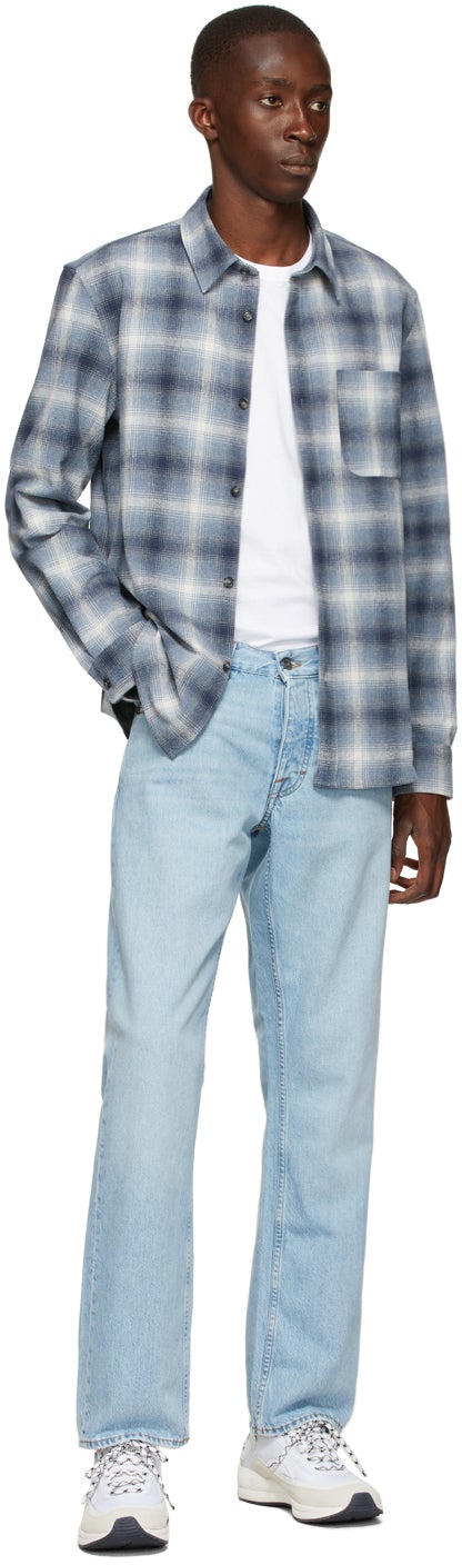 A.P.C. Blue Check Trek Shirt