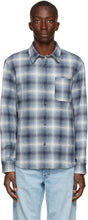 A.P.C. Blue Check Trek Shirt - A.P.C. Chemise de trek de chèque bleue - a.p.c. 파란색 확인 트레킹 셔츠