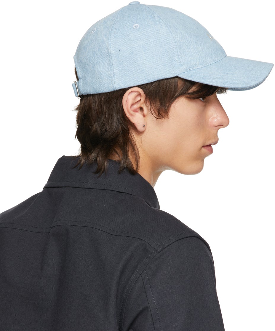 A.P.C. Blue Denim Charlie Cap