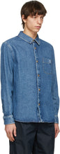 A.P.C. Blue Denim Victor Over Shirt