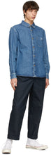 A.P.C. Blue Denim Victor Over Shirt