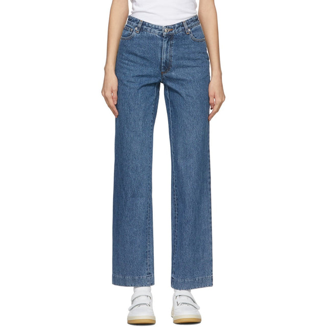A.P.C. Blue Long Sailor Jeans - A.P.C. Blue Long Sailor Jeans - a.p.c. 블루 긴 선원 청바지