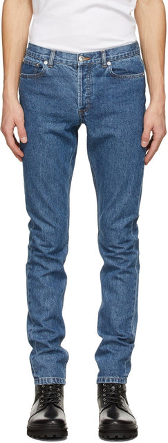 A.P.C. Blue Petit New Standard Jeans - A.P.C. Blue Petit Nouveau Jeans standard - a.p.c. 푸른 쁘띠 새로운 표준 청바지