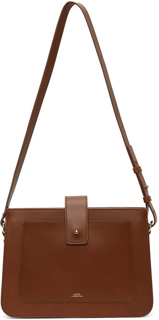 A.P.C. Brown Albane Bag - A.P.C. Sac brun albane - a.p.c. 브라운 알바 빵 가방