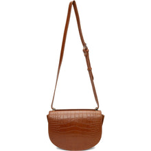 A.P.C. Brown Croc GenÃ¨ve Bag