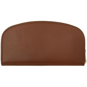 A.P.C. Brown Demi-Lune Wallet