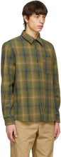 A.P.C. Green Check Trek Over Shirt