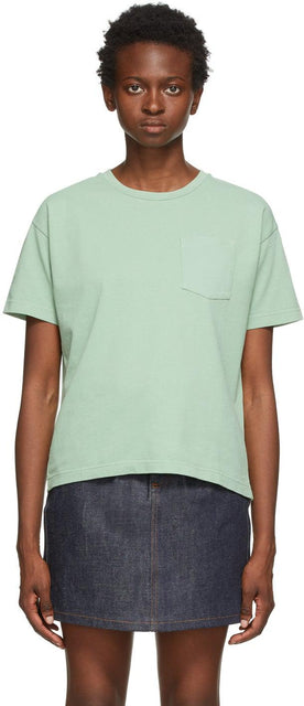 A.P.C. Green Hope T-Shirt - A.P.C. T-shirt Green Hope - a.p.c. 녹색 희망 티셔츠