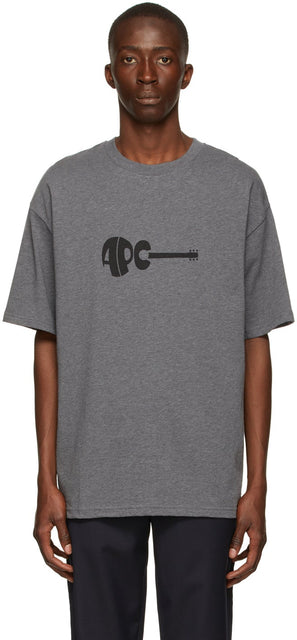 A.P.C. Grey MaÃ«l T-Shirt - A.P.C. T-shirt gris maã «L - a.p.c. 회색 MaÃ«L 티셔츠