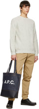 A.P.C. Grey Marled Ludo Sweater